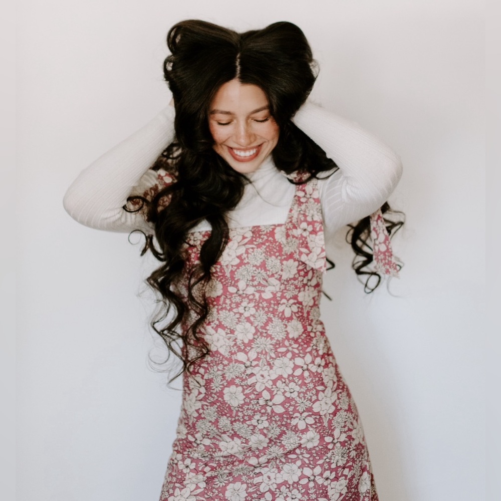 Freepeople Pink and Cream Floral Dress